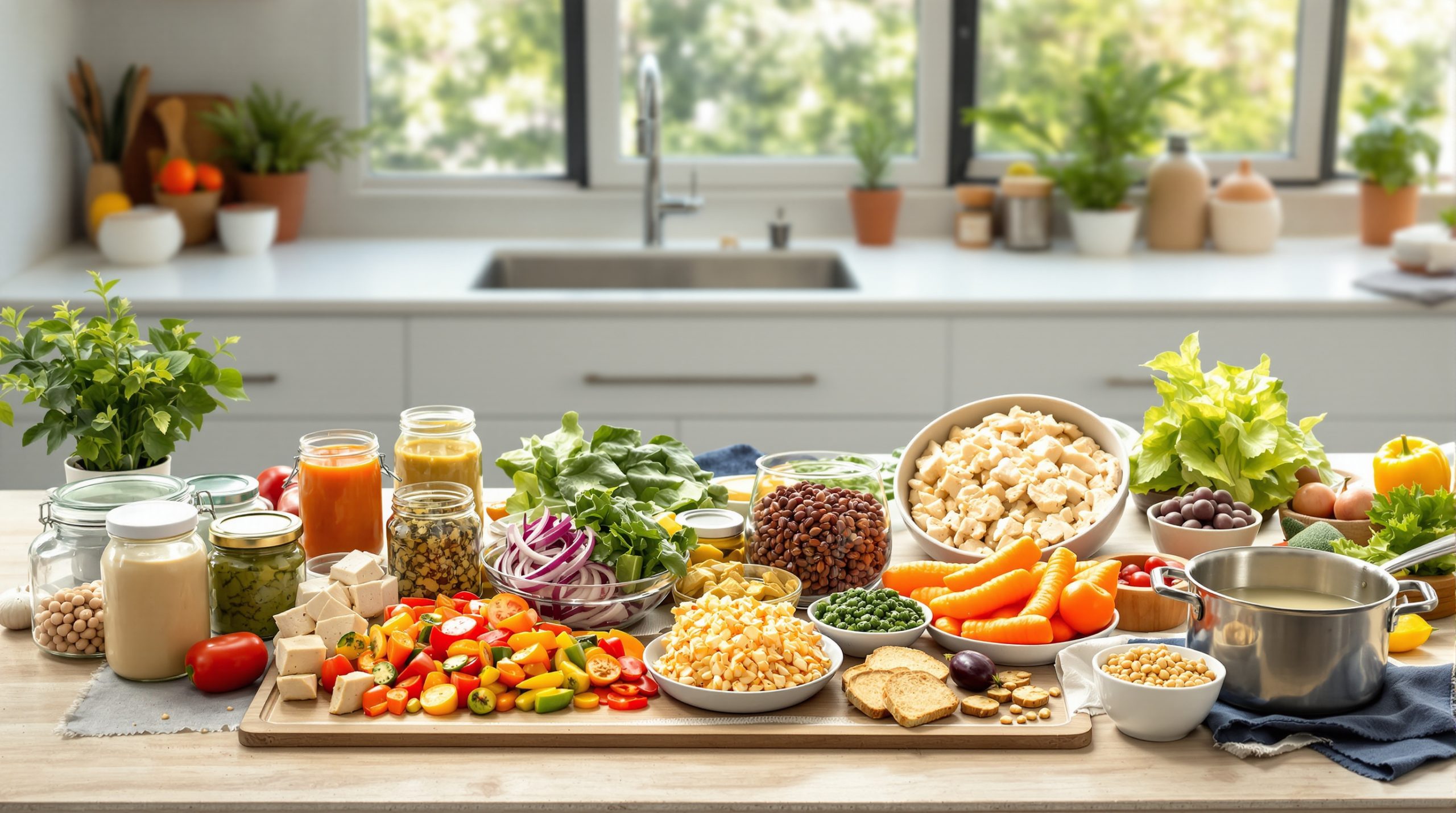 découvrez comment préparer facilement vos repas de la semaine grâce au batch cooking du dimanche : 10 bases simples pour composer 5 dîners express, savoureux et équilibrés. gagnez du temps en cuisine tout en régalant votre famille !