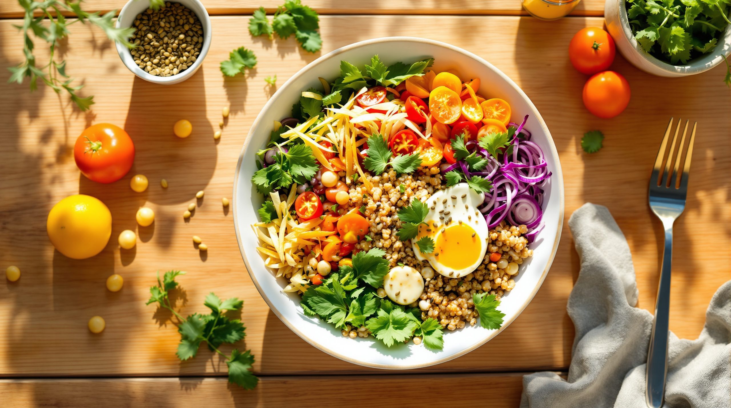 découvrez 5 idées de bowls complets et équilibrés, parfaits pour la saison. des combinaisons savoureuses qui rassasient sans alourdir, idéales pour un repas sain et gourmand.