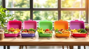 découvrez 5 formules de lunchbox équilibrées parfaites pour le bureau. des idées de repas sains et variés pour éviter les fringales et booster votre énergie toute la journée.