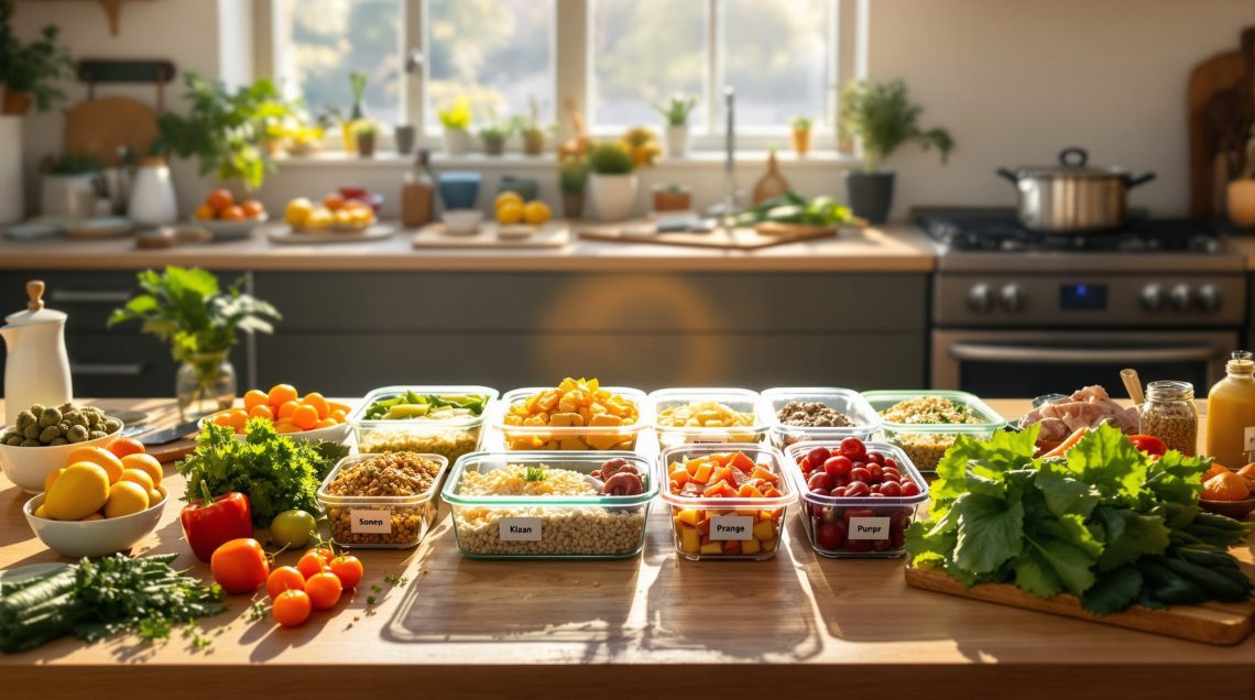 découvrez comment préparer 10 bases le dimanche pour concocter facilement 5 dîners express toute la semaine. gagnez du temps en cuisine grâce au batch cooking et à nos astuces pratiques !