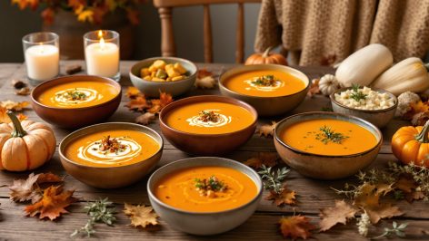découvrez nos recettes de soupes d’automne réconfortantes, parfaites pour éveiller les papilles et réchauffer le cœur. ingrédients de saison, saveurs gourmandes et bien-être garantis !